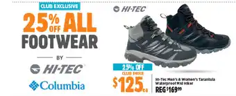 Anaconda HI-Tec Men's & Women's Tarantula Waterproof Mid Hiker offer