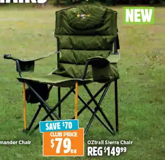 Anaconda OZtrall Sierra Commander Chair offer