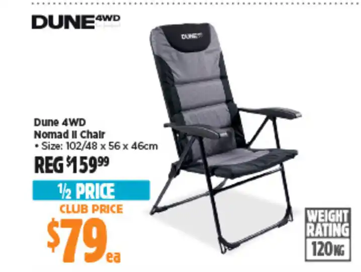 Dune 4WD Nomad II Chair offer at Anaconda