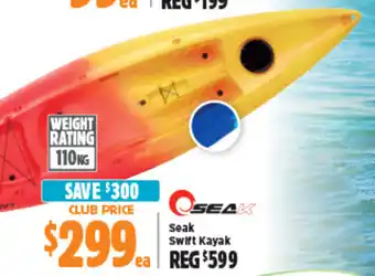 Anaconda Seak Swift Kayak offer