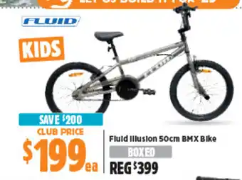 Fluid Illusion 50cm BMX Bike BOXED