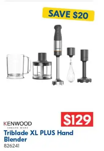 KENWOOD Triblade XL PLUS Hand Blender