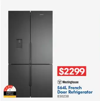 Betta Westinghouse 564L French Door Refrigerator offer