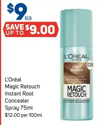 Foodland L'Oréal Magic Retouch Instant Root Concealer Spray 75mL offer