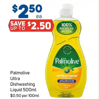 Foodland Palmolive Ultra Dishwashing Liquid 500mL offer