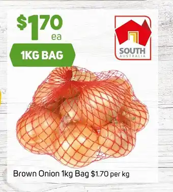 Foodland Brown Onion 1kg Bag offer