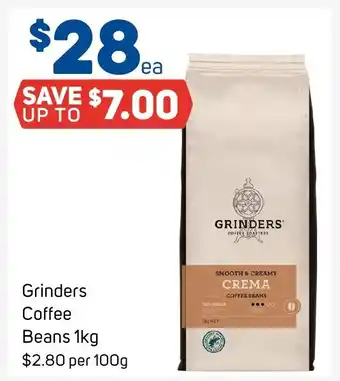 Foodland Grinders Coffee Beans 1kg offer