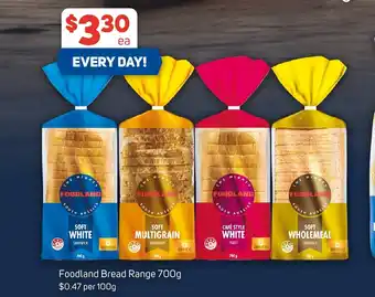 Foodland Foodland Bread Range 700g offer