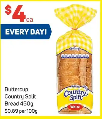 Foodland Buttercup Country Split Bread 450g offer