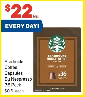 Foodland Starbucks Coffee Capsules By Nespresso 36 Pack offer