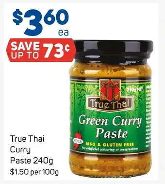 Foodland True Thai Green Curry Paste 240g offer