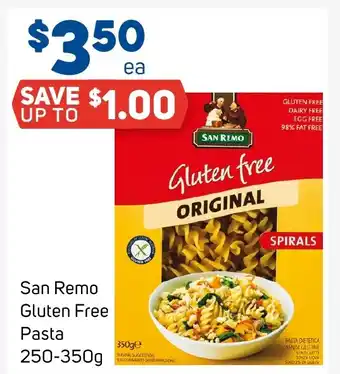 Foodland San Remo Gluten Free Pasta 250-350g offer