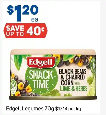 Foodland Edgell Legumes 70g offer