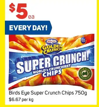 Foodland Birds Eye Super Crunch Chips 750g offer