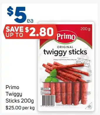 Foodland Primo Twiggy Sticks 200g offer