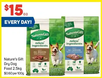 Foodland Nature's Gift Dry Dog Food 2.5kg offer