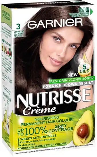 BIG W Garnier Nutrisse Permanent Hair Colour offer