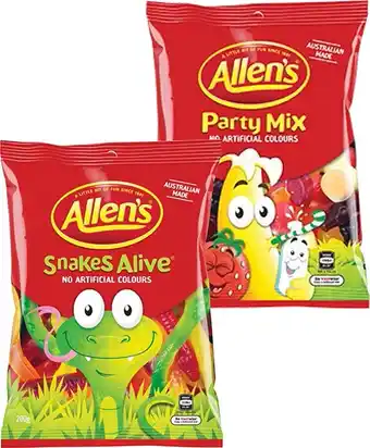 BIG W Allen’s Assorted Bags 150g-200g offer