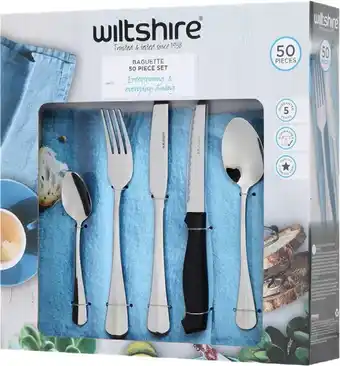 BIG W Wiltshire 50-Piece Baguette Cutlery Set offer