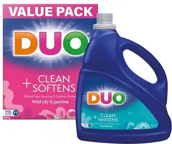 BIG W Duo Laundry Powder 5kg or Liquid 4-Litre offer