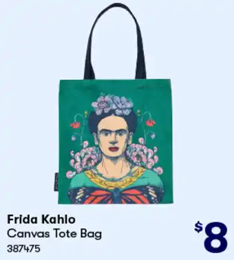 BIG W Frida Kahlo Canvas Tote Bag offer