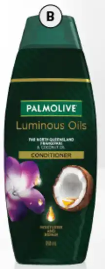 BIG W Palmolive Luminous Oils Hair Conditioner 350ml offer