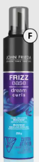 BIG W John Frieda Frizz Ease Curl Reviver Mousse 210g offer