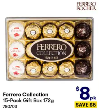 BIG W Ferrero Collection 15-Pack Gift Box 172g offer