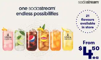 BIG W one sodastream endless possibilities offer