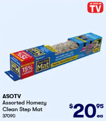 BIG W ASOTV Assorted Homezy Clean Step Mat offer