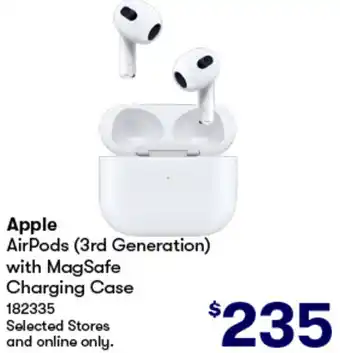 BIG W Apple AirPods (3rd Generation) with MagSafe Charging Case offer