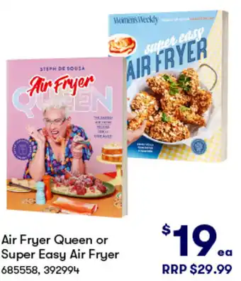 BIG W Air Fryer Queen or Super Easy Air Fryer offer