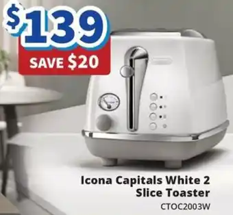 Bi-Rite Icona Capitals Kettle Sydney White offer