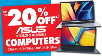 The Good Guys ASUS COMPUTERS offer