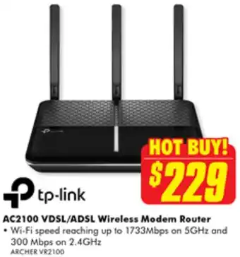 The Good Guys +tp-link AC2100 VDSL/ADSL Wireless Modem Router offer