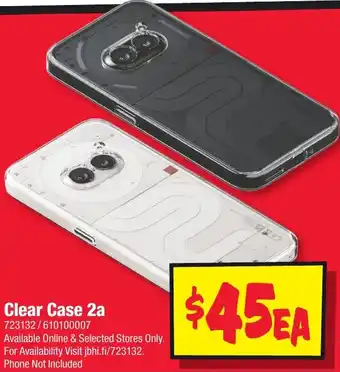 JB Hi-Fi Clear Case 2a offer