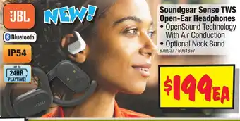 JB Hi-Fi Soundgear Sense TWS Open-Ear Headphones offer