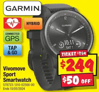 JB Hi-Fi Vivomove Sport Smartwatch offer