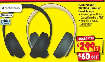 JB Hi-Fi Beats Studio 3 Wireless Over-Ear Headphones offer