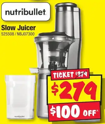 JB Hi-Fi nutribullet Slow Juicer offer