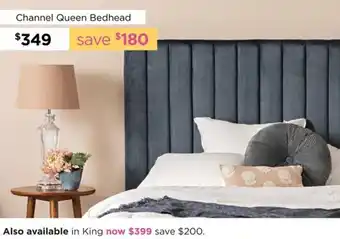 Early Settler Channel Queen Bedhead offer