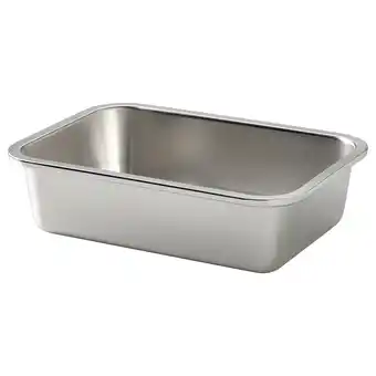 IKEA Ikea 365+ Food container, rectangular/stainless steel, 1.0 l offer