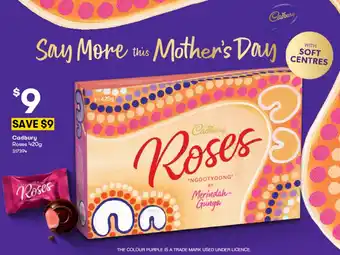 BIG W Cadbury Roses 420g offer