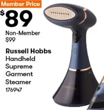 BIG W Russell Hobbs Handheld Supreme Garment Steamer offer