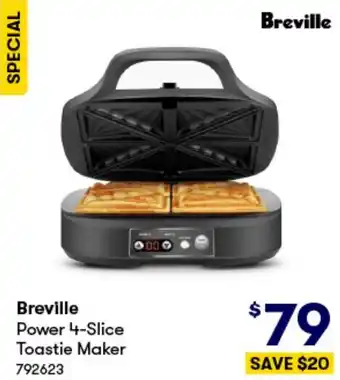 BIG W Breville Power 4-Slice Toastie Maker offer