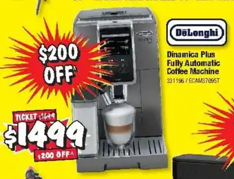JB Hi-Fi DELONGHI Denamica Plus Fully Automatic Coffee Machine offer