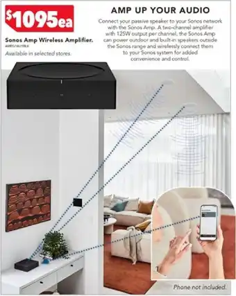 Harvey Norman Sonos Amp Wireless Amplifier. offer