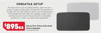 Harvey Norman Sonos Five Voice-Activated Smart Speaker. offer