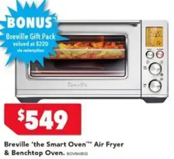 Harvey Norman Breville 'the Smart Oven Air Fryer & Benchtop Oven offer