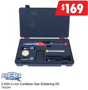 United Tools 2.4Ah Li-ion Cordless Gas Soldering Kit offer